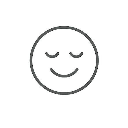 zufriedener Smiley